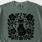 Floral Fox Folk Tshirt