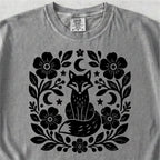 Floral Fox Folk Tshirt