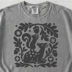 Squirrel and Fawn Tshirt