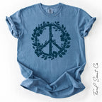 Floral Peace Sign Tshirt
