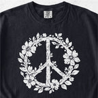 Floral Peace Sign Tshirt