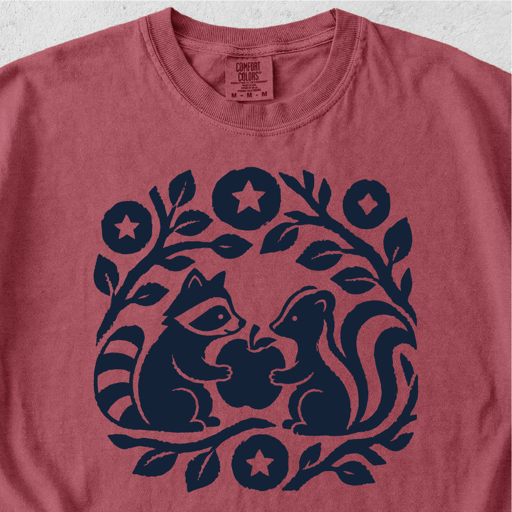 Raccoon and Squirrel Tshirt