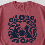Raccoon and Squirrel Tshirt