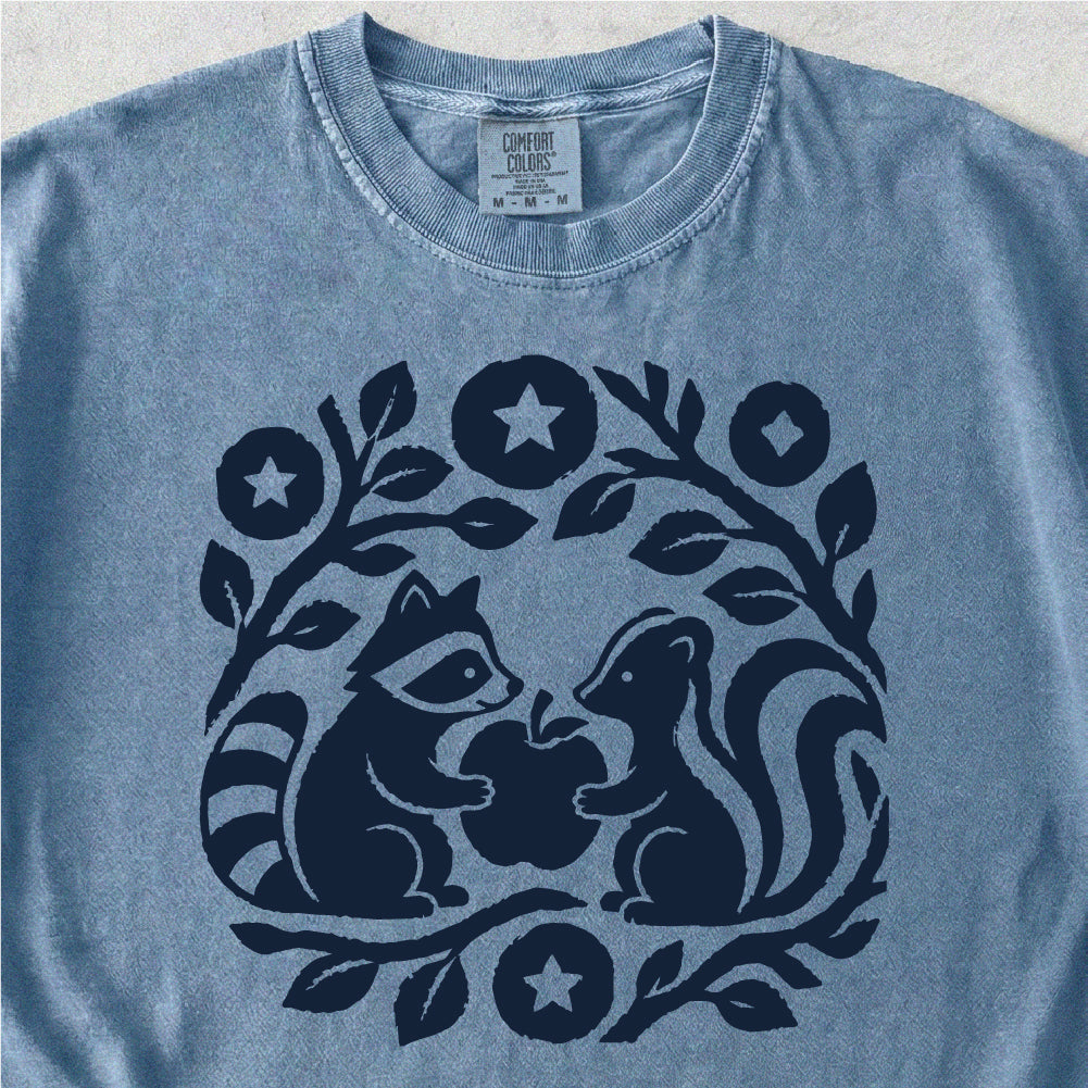 Raccoon and Squirrel Tshirt