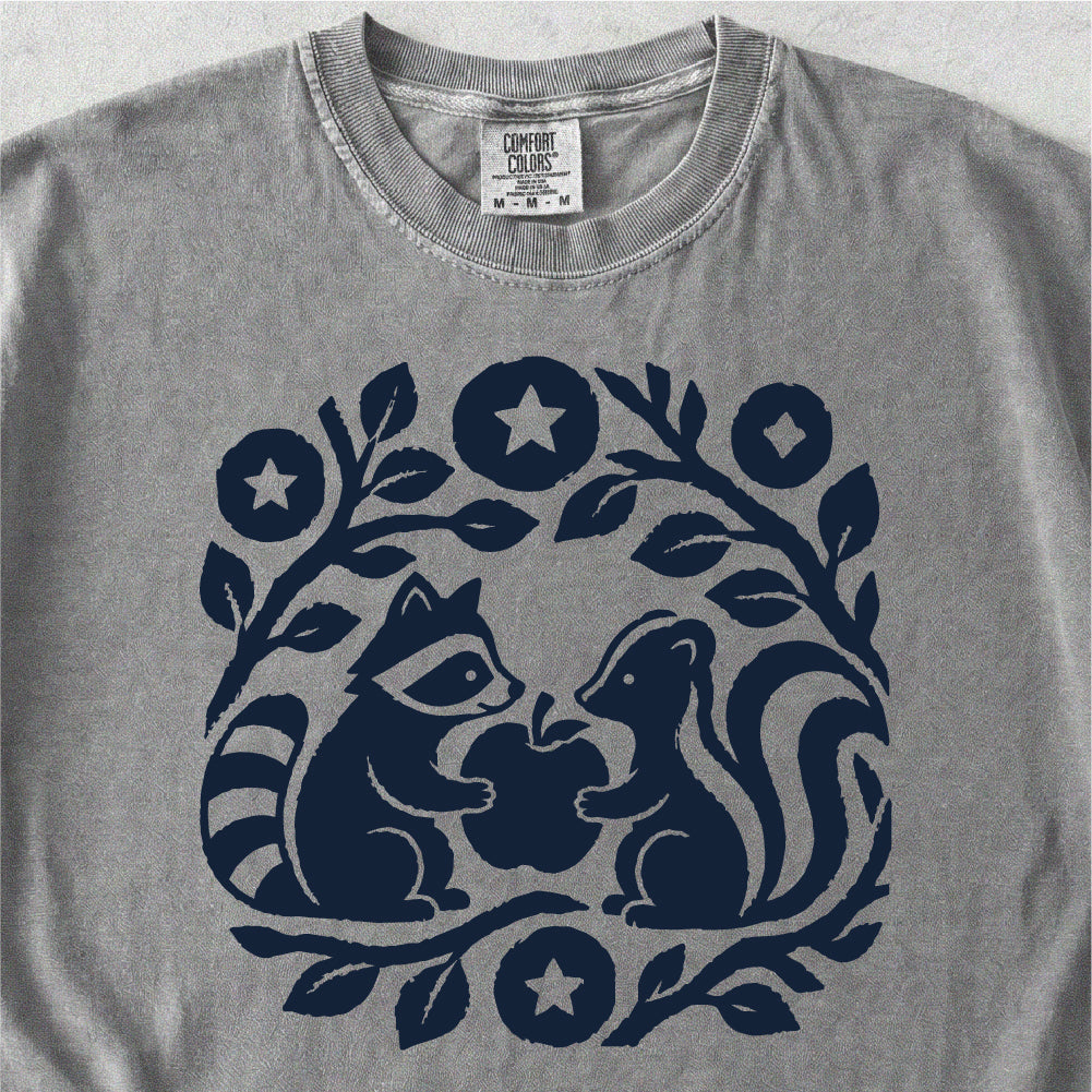 Raccoon and Squirrel Tshirt