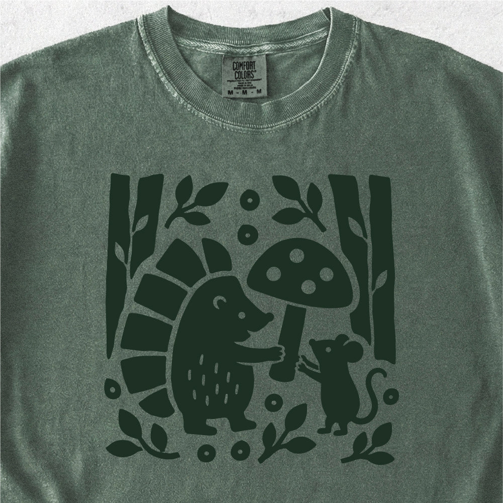 Hedgehog and Mouse Tshirt