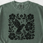 Hummingbird Floral Tshirt