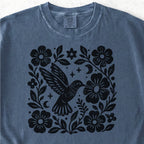 Hummingbird Floral Tshirt