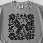 Hummingbird Floral Tshirt