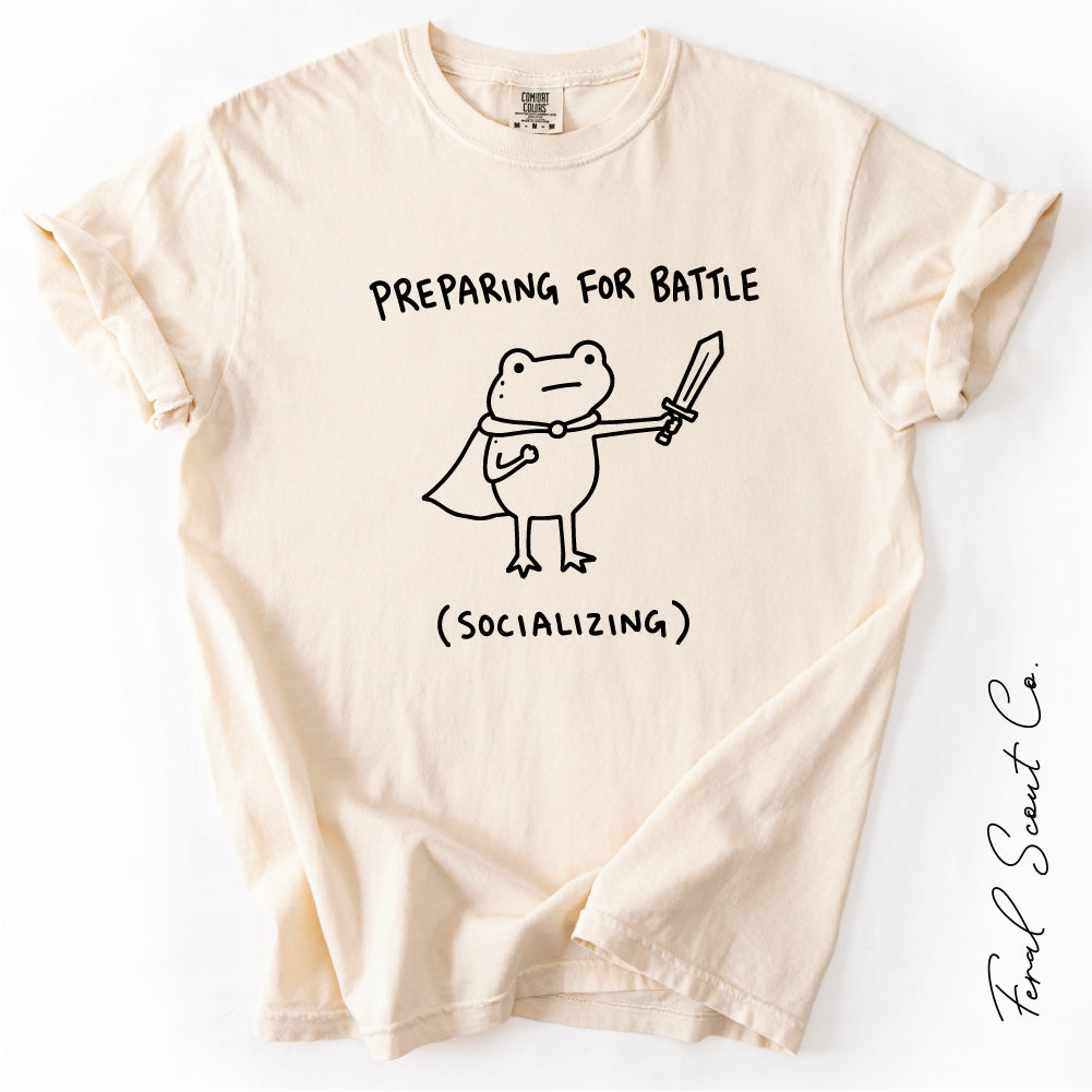 Socializing Frog Tshirt