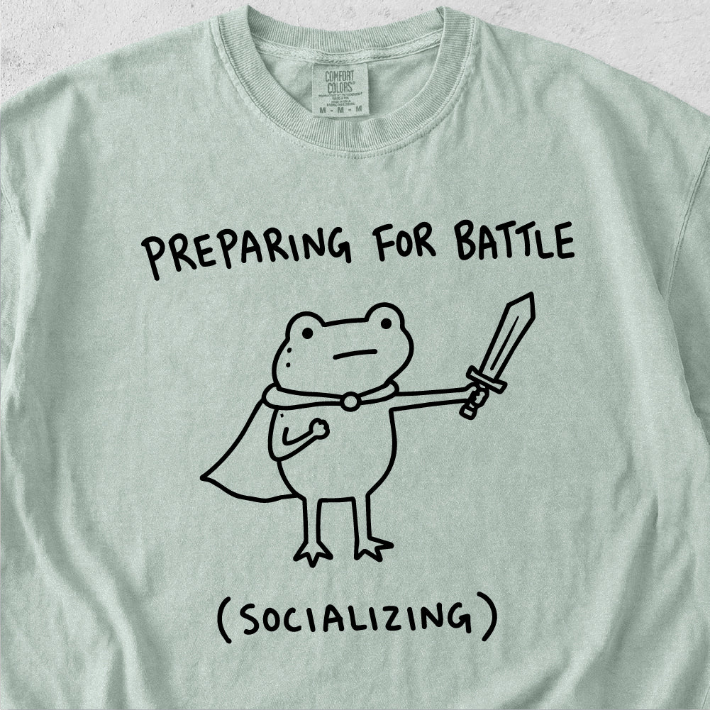 Socializing Frog Tshirt