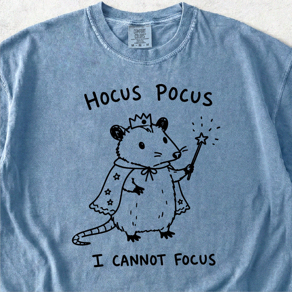 I Cannot Focus Possum Tshirt