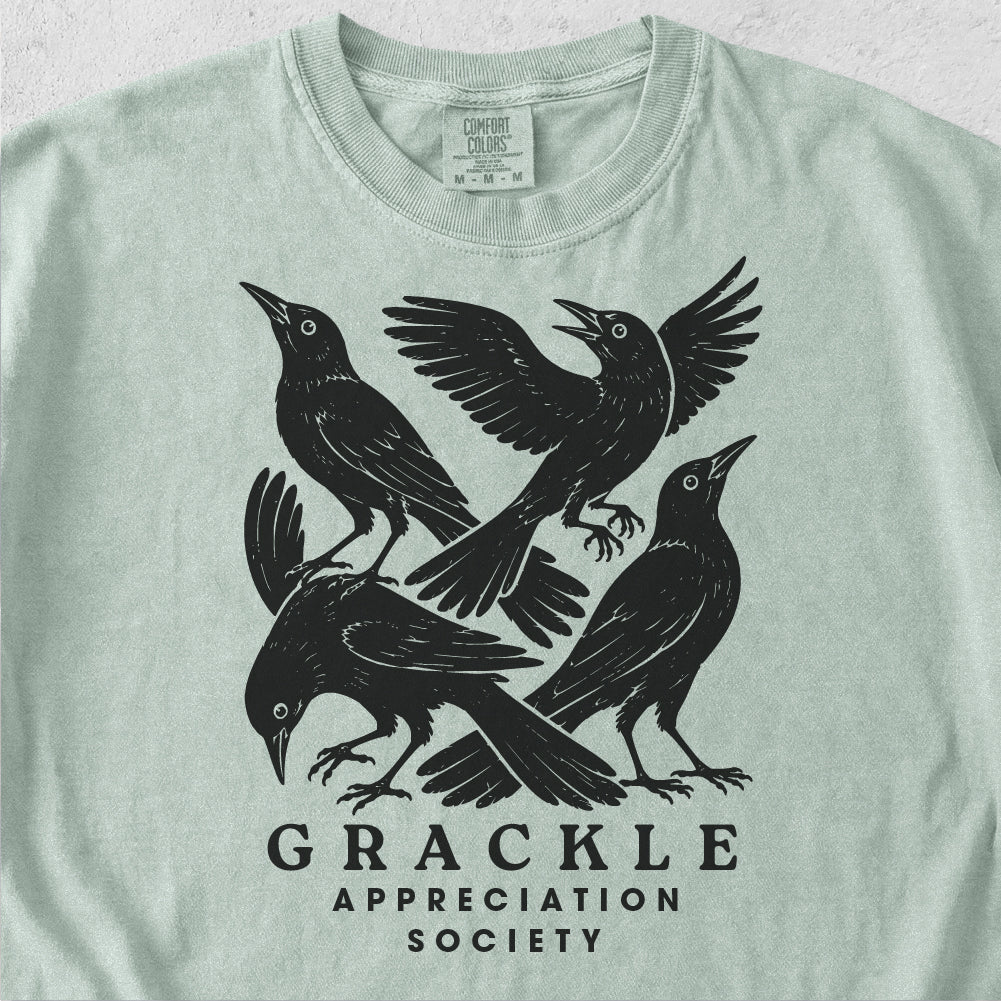 Grackle Appreciation Society Tshirt