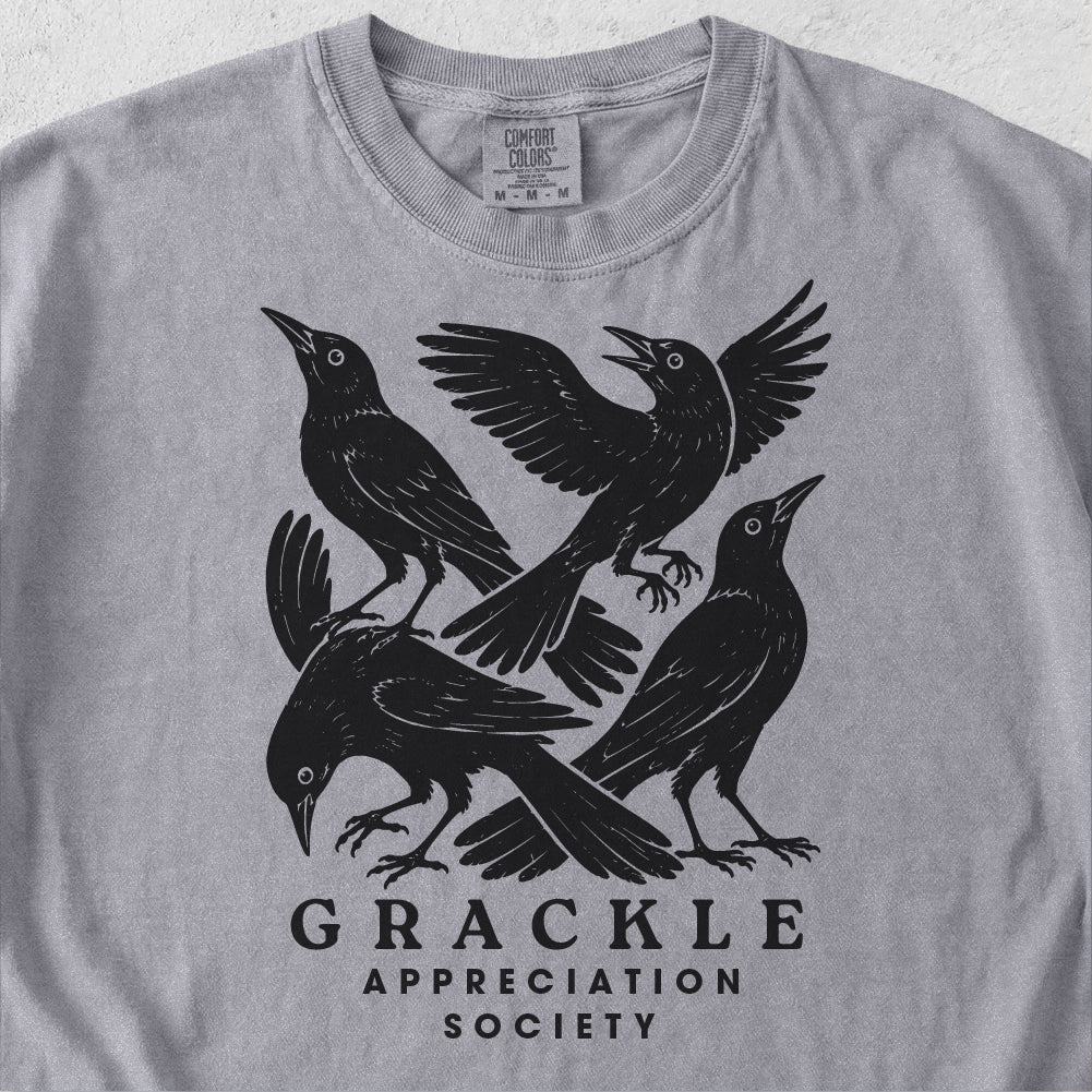 Grackle Appreciation Society Tshirt