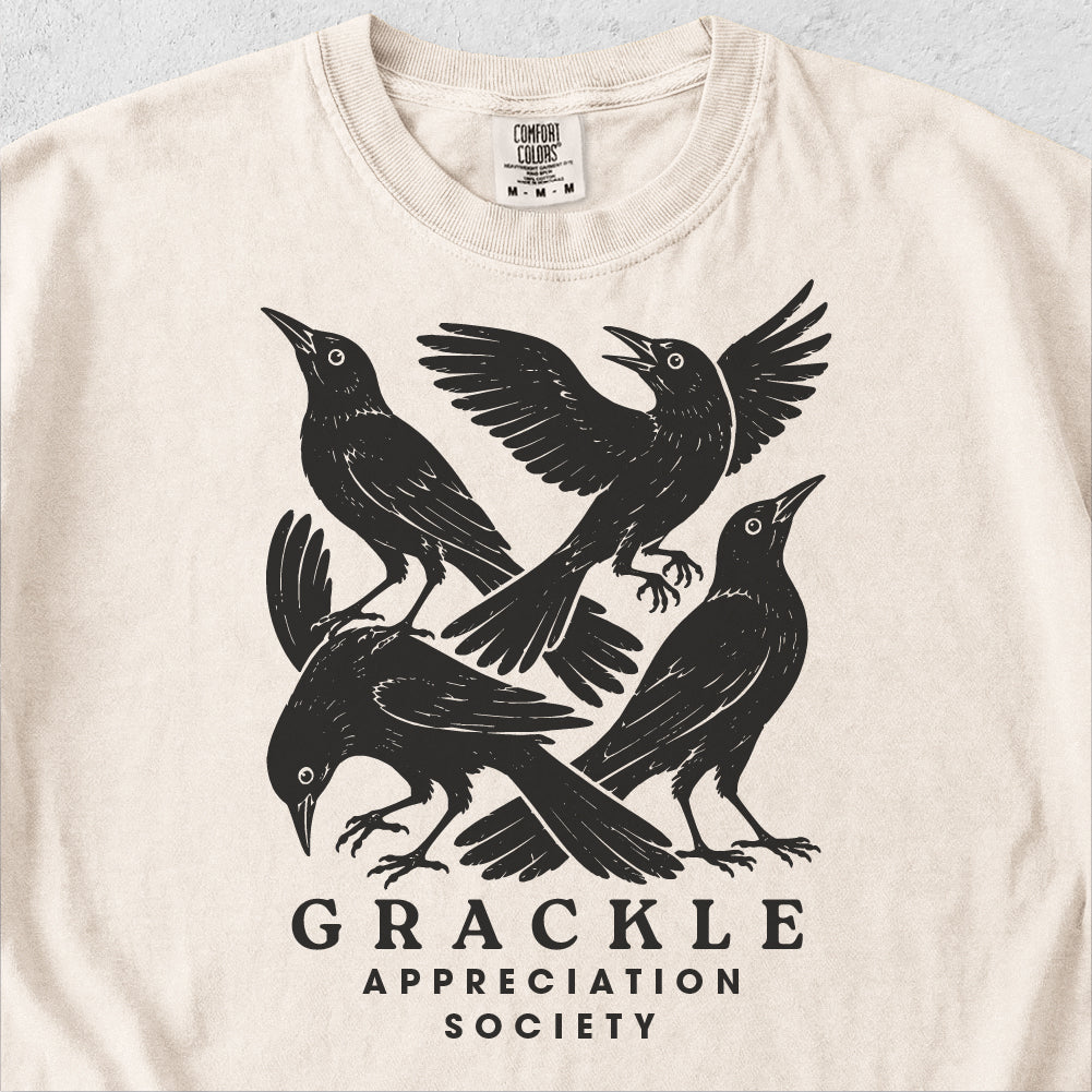 Grackle Appreciation Society Tshirt