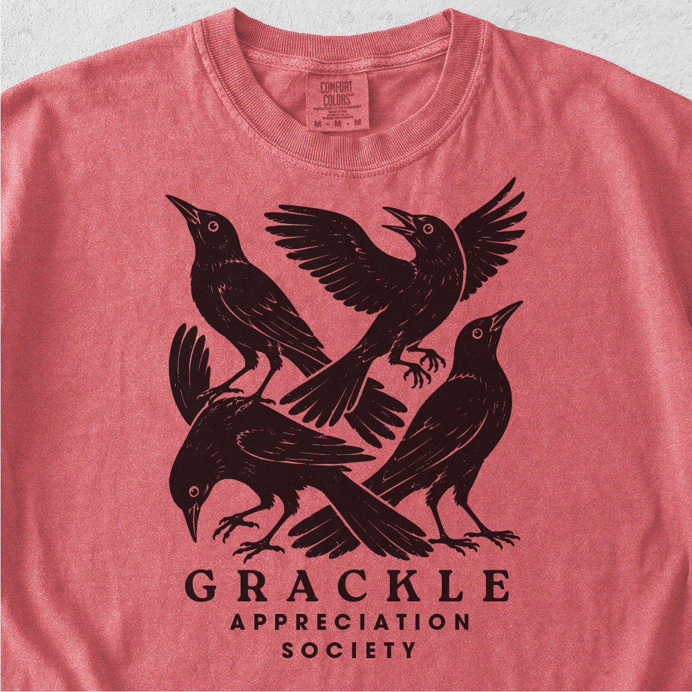 Grackle Appreciation Society Tshirt