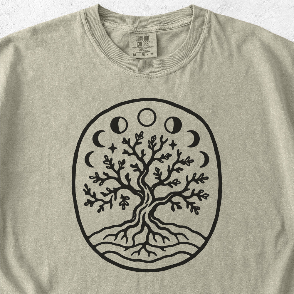 Moon Phase Tree Tshirt