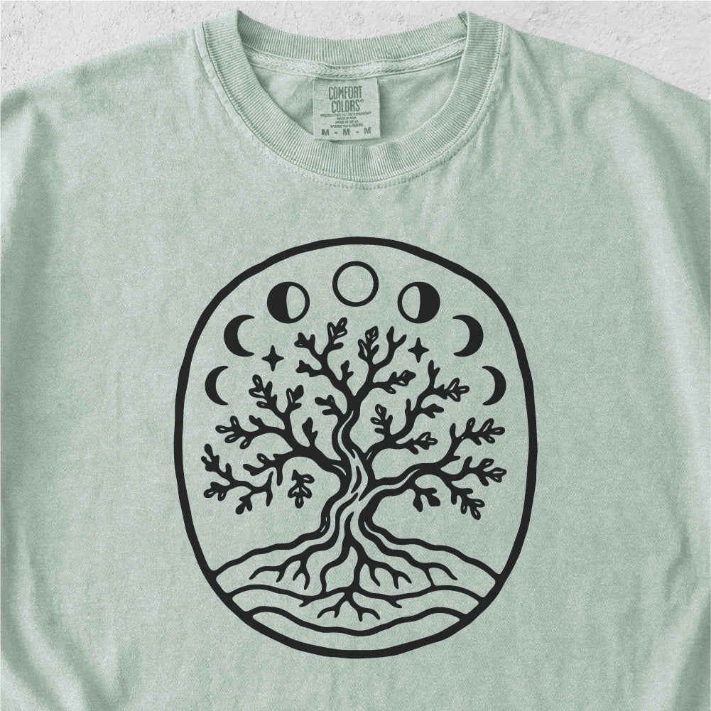 Moon Phase Tree Tshirt