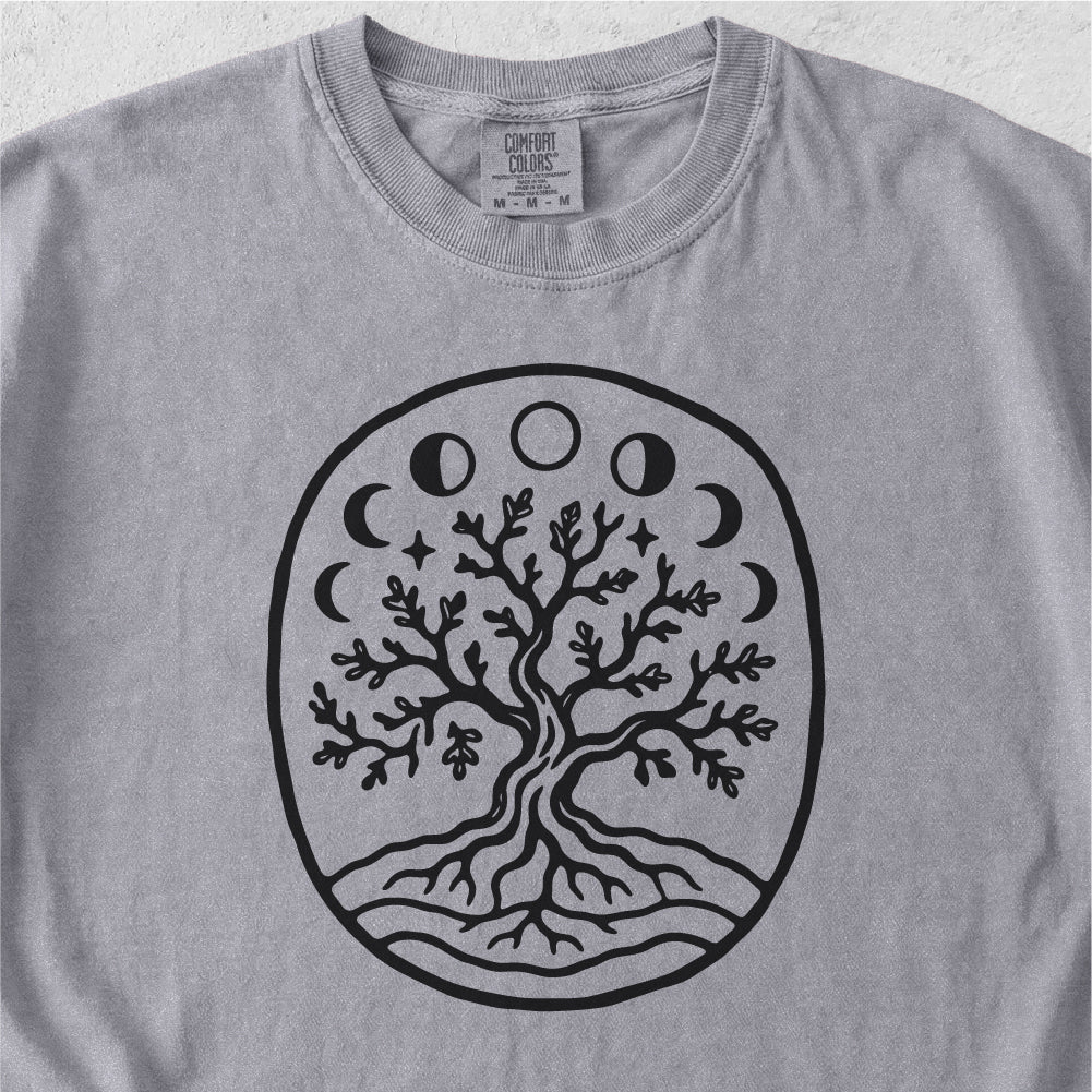 Moon Phase Tree Tshirt