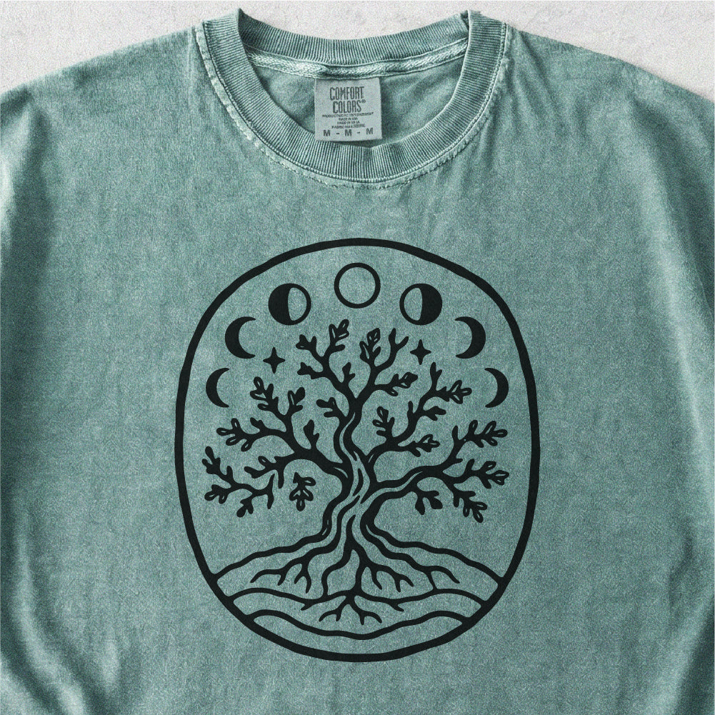 Moon Phase Tree Tshirt