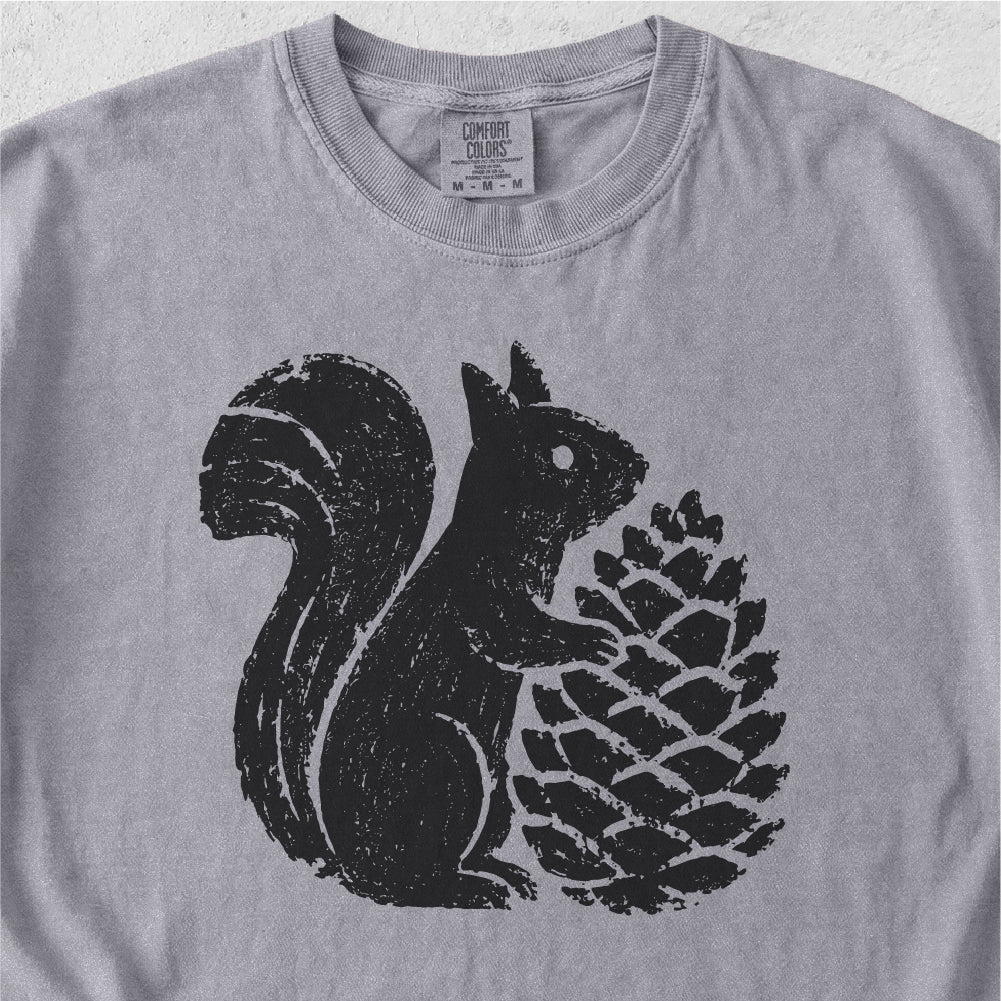 Squirrel Pinecone Tshirt