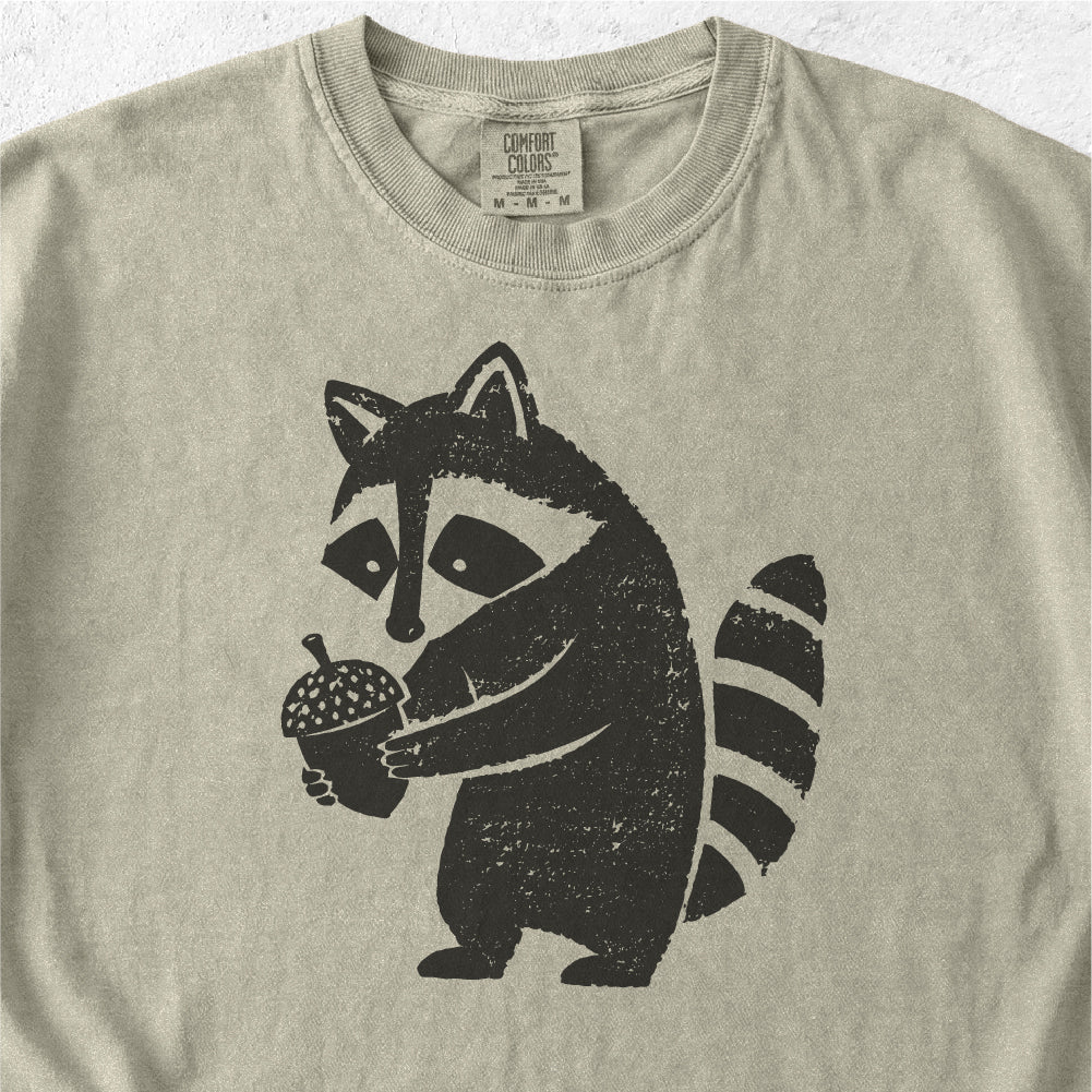 Raccoon Acorn Tshirt