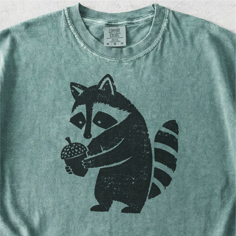 Raccoon Acorn Tshirt