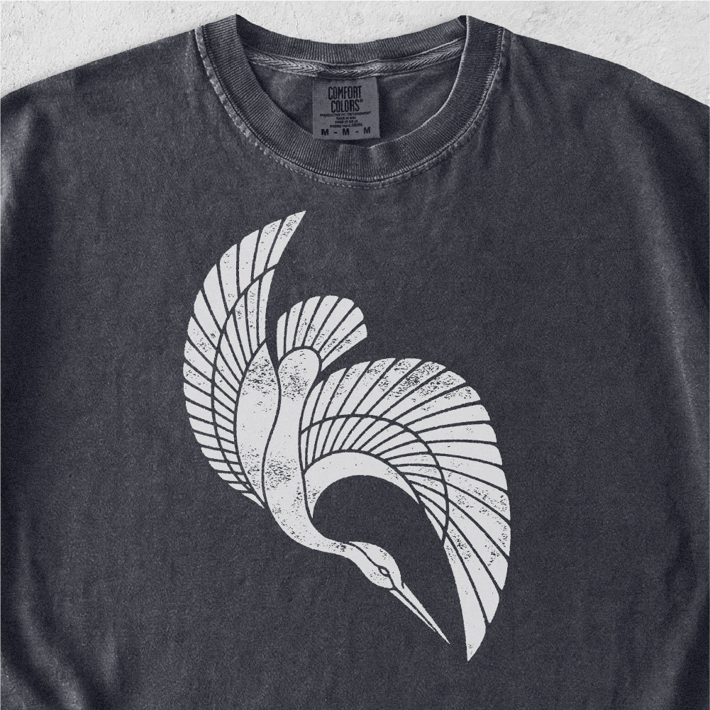 Flying Heron Tshirt