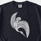 Flying Heron Tshirt