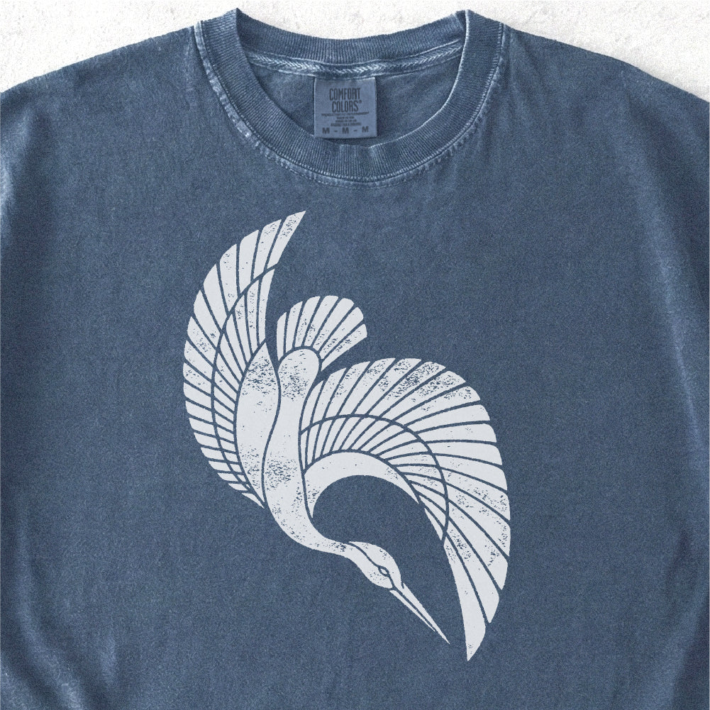 Flying Heron Tshirt