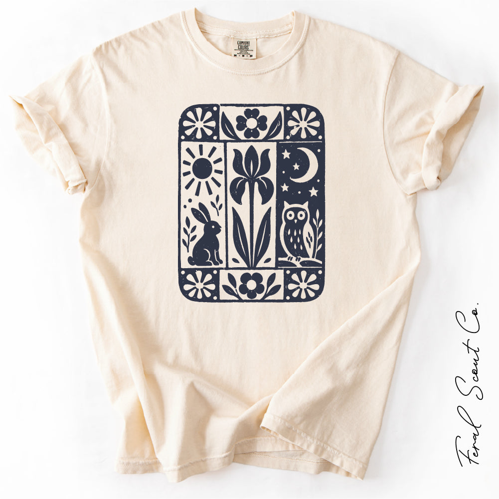 Folk Art Nature Tshirt