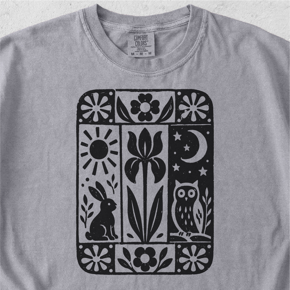Folk Art Nature Tshirt