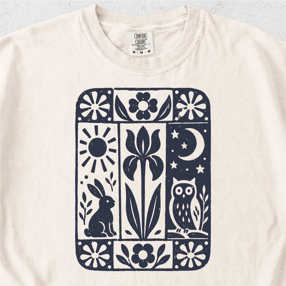 Folk Art Nature Tshirt