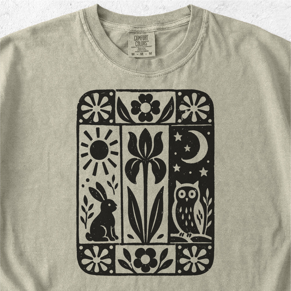 Folk Art Nature Tshirt