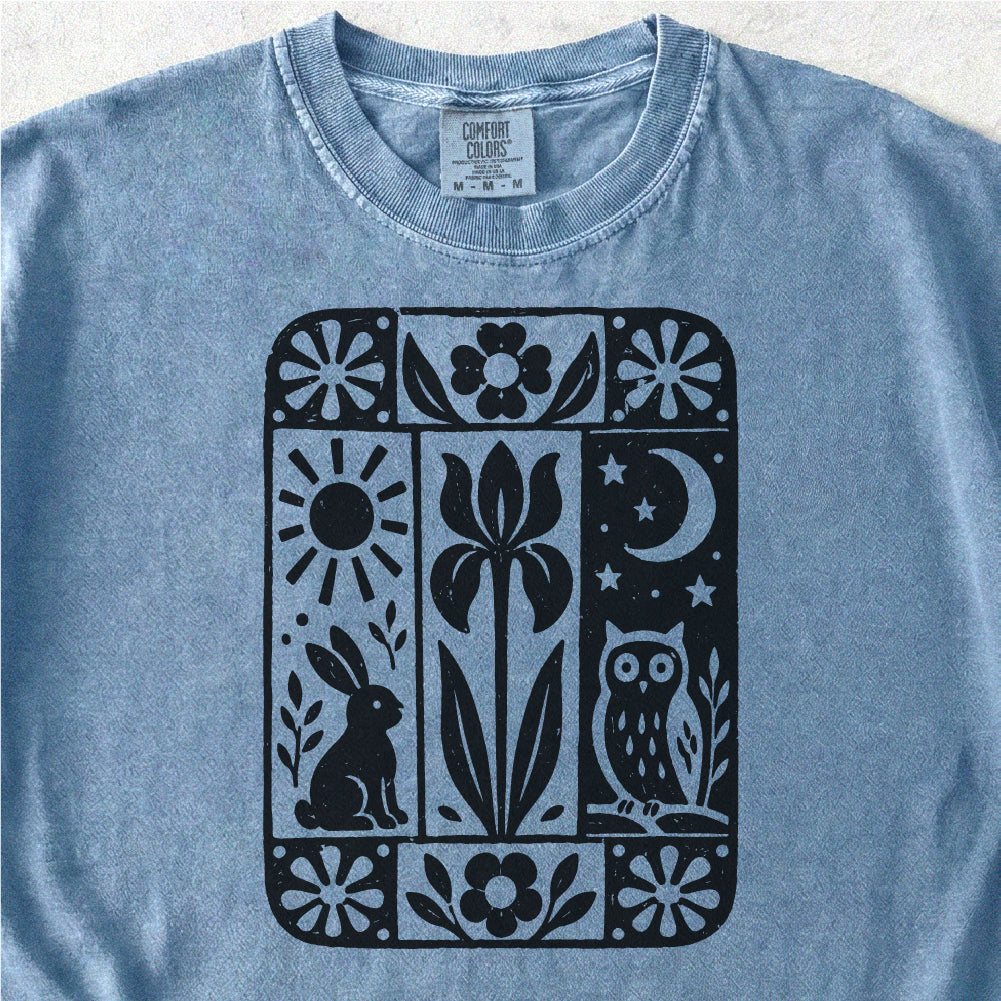 Folk Art Nature Tshirt