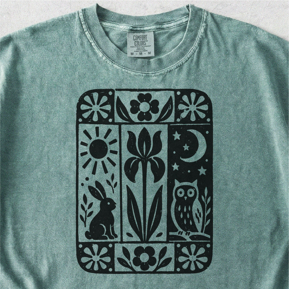 Folk Art Nature Tshirt