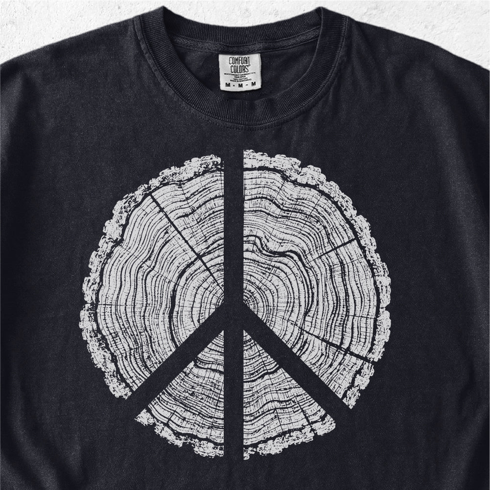 Tree Ring Peace Tshirt