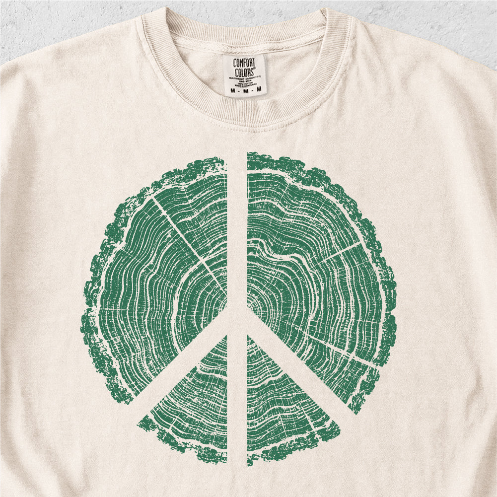 Tree Ring Peace Tshirt