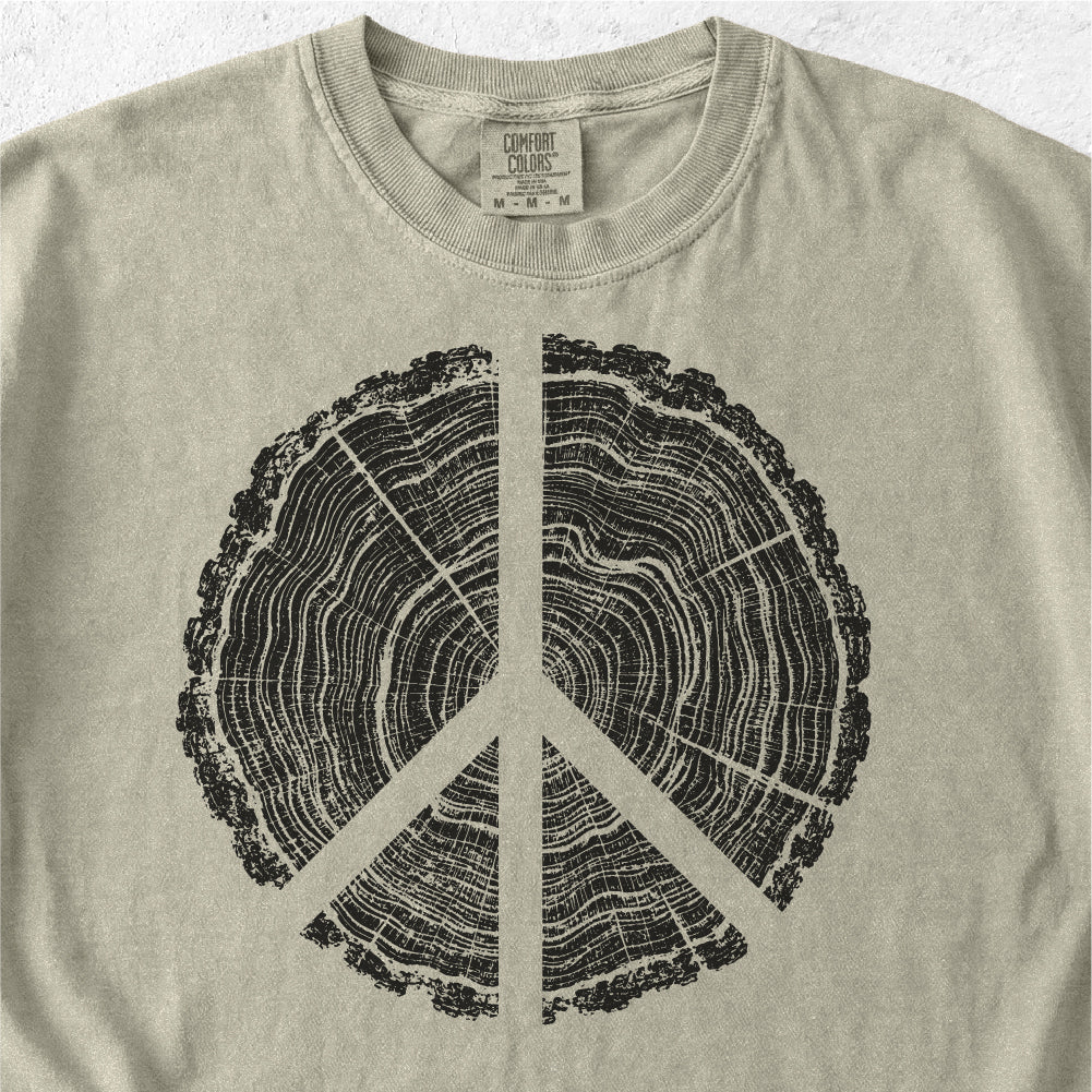 Tree Ring Peace Tshirt