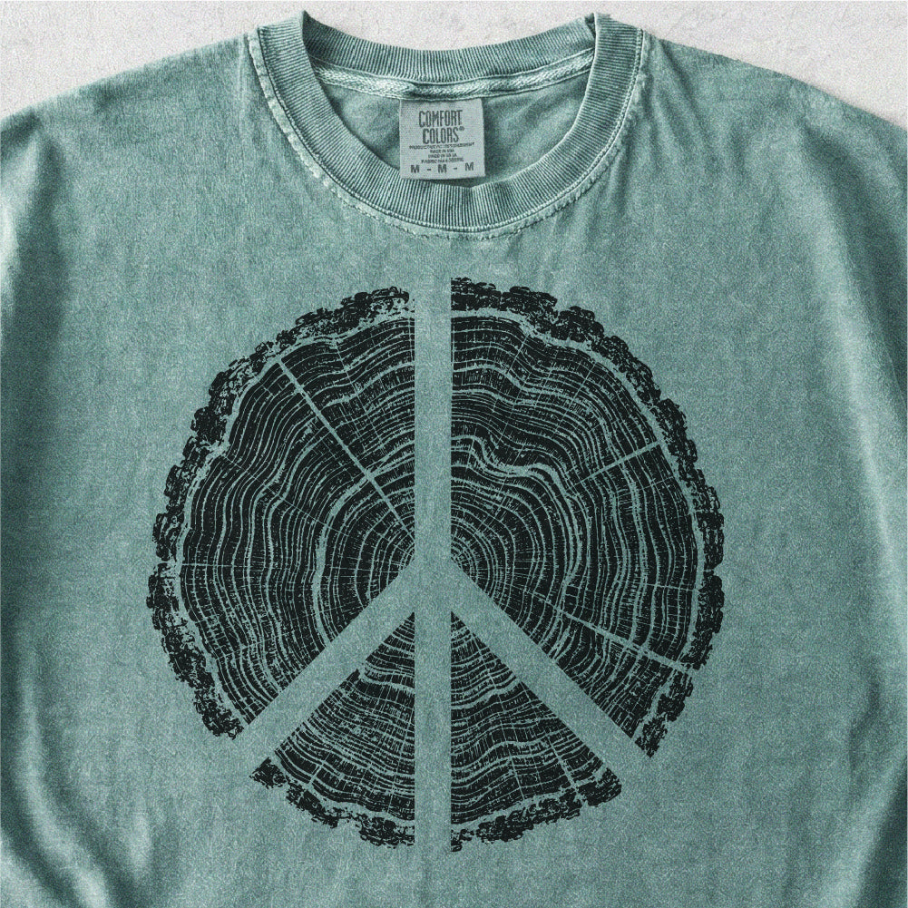 Tree Ring Peace Tshirt