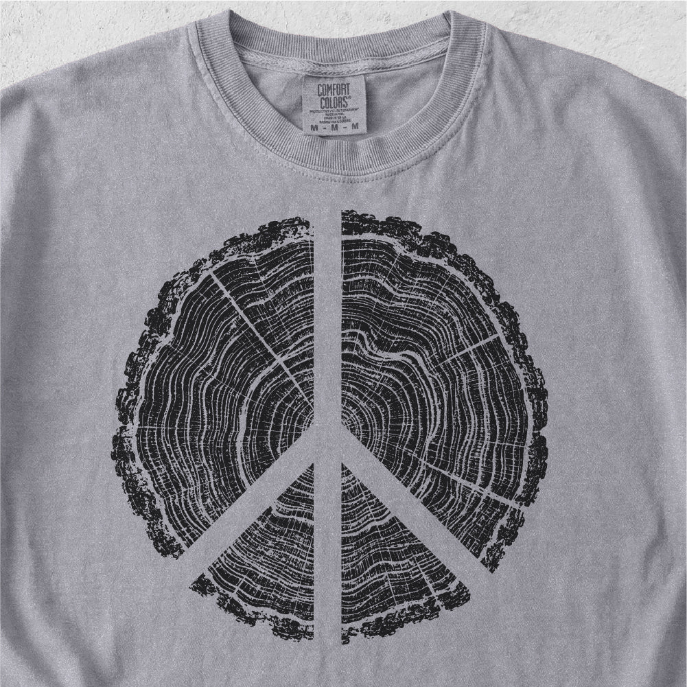 Tree Ring Peace Tshirt