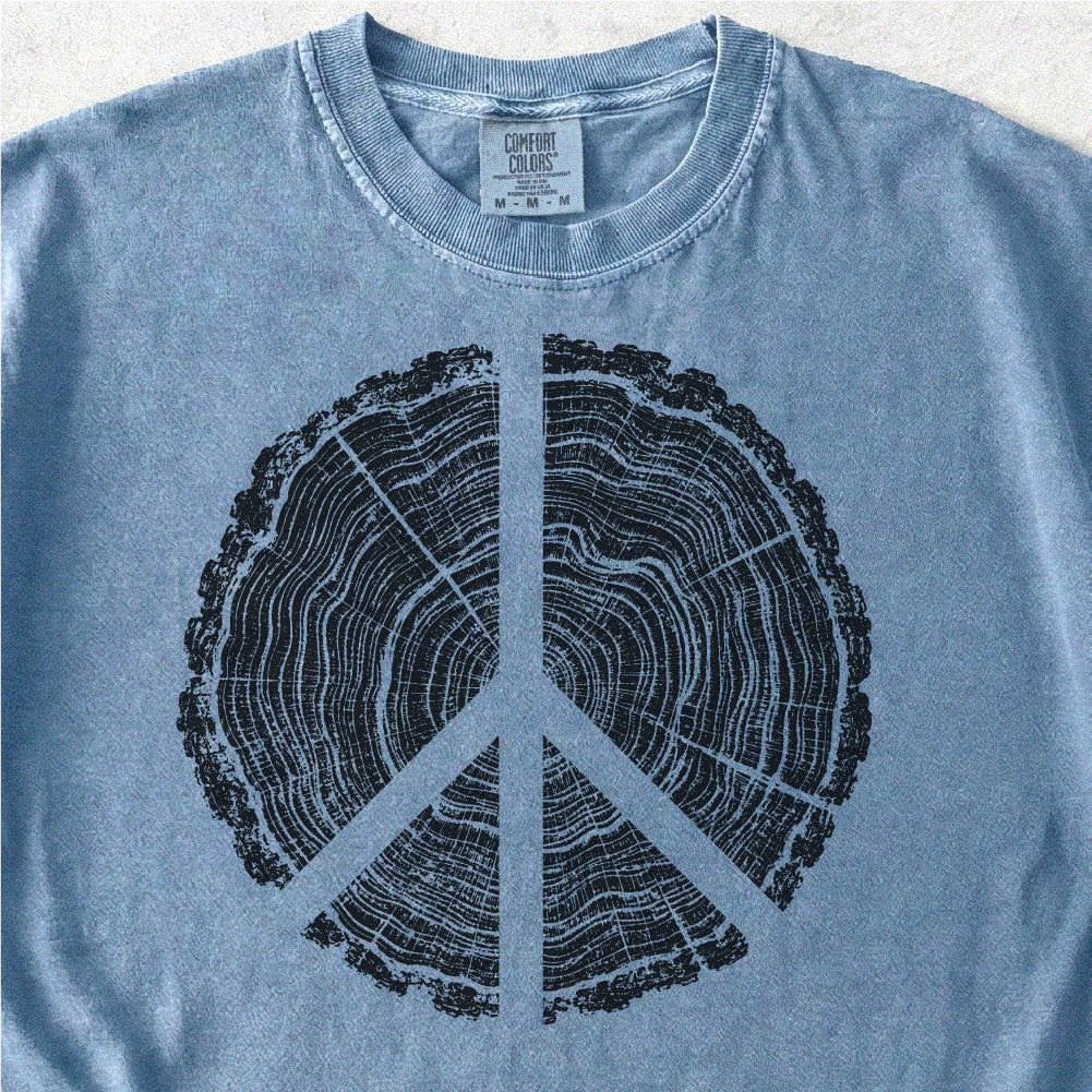 Tree Ring Peace Tshirt