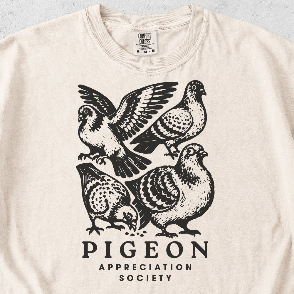 Pigeon Appreciation Society Tshirt