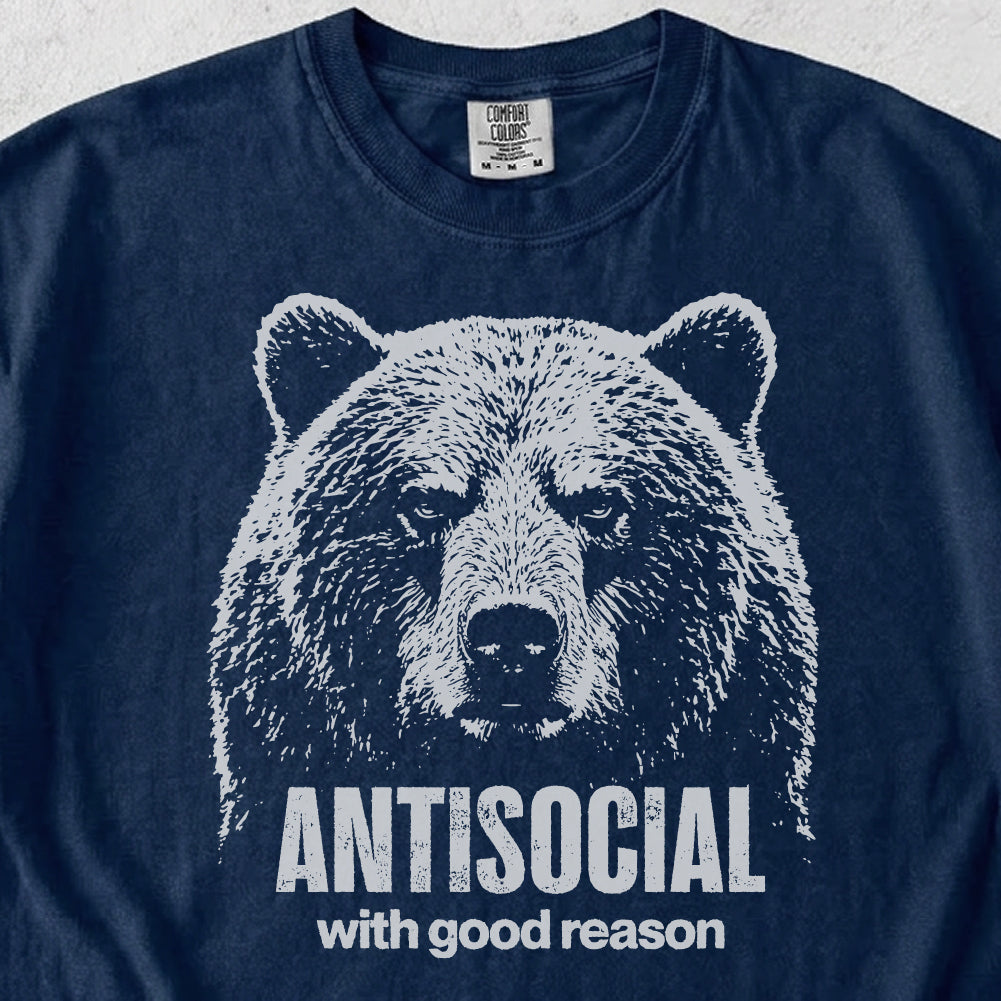 Antisocial Bear Tshirt