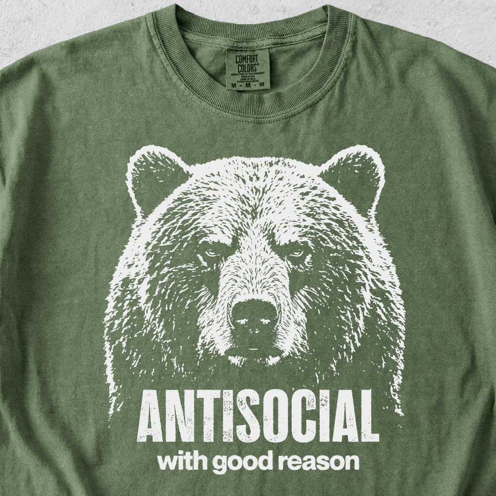 Antisocial Bear Tshirt