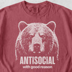Antisocial Bear Tshirt