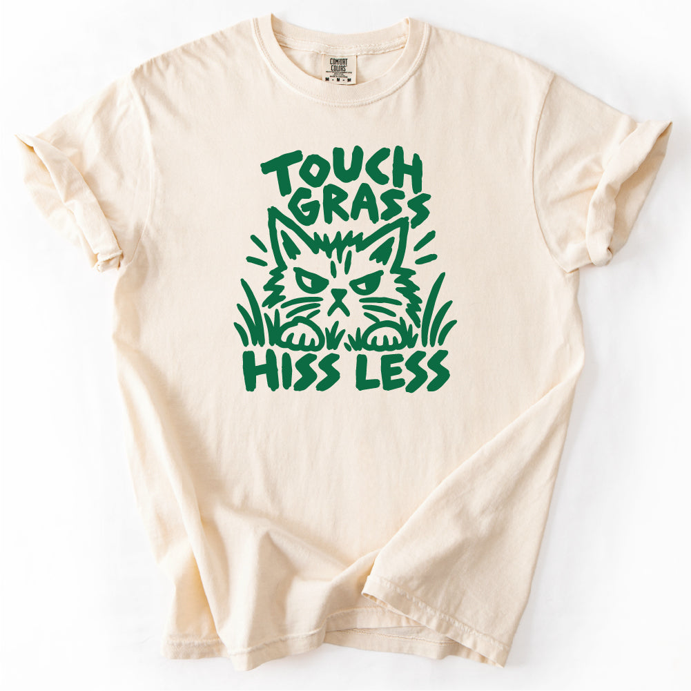 Touch Grass Hiss Less Tshirt