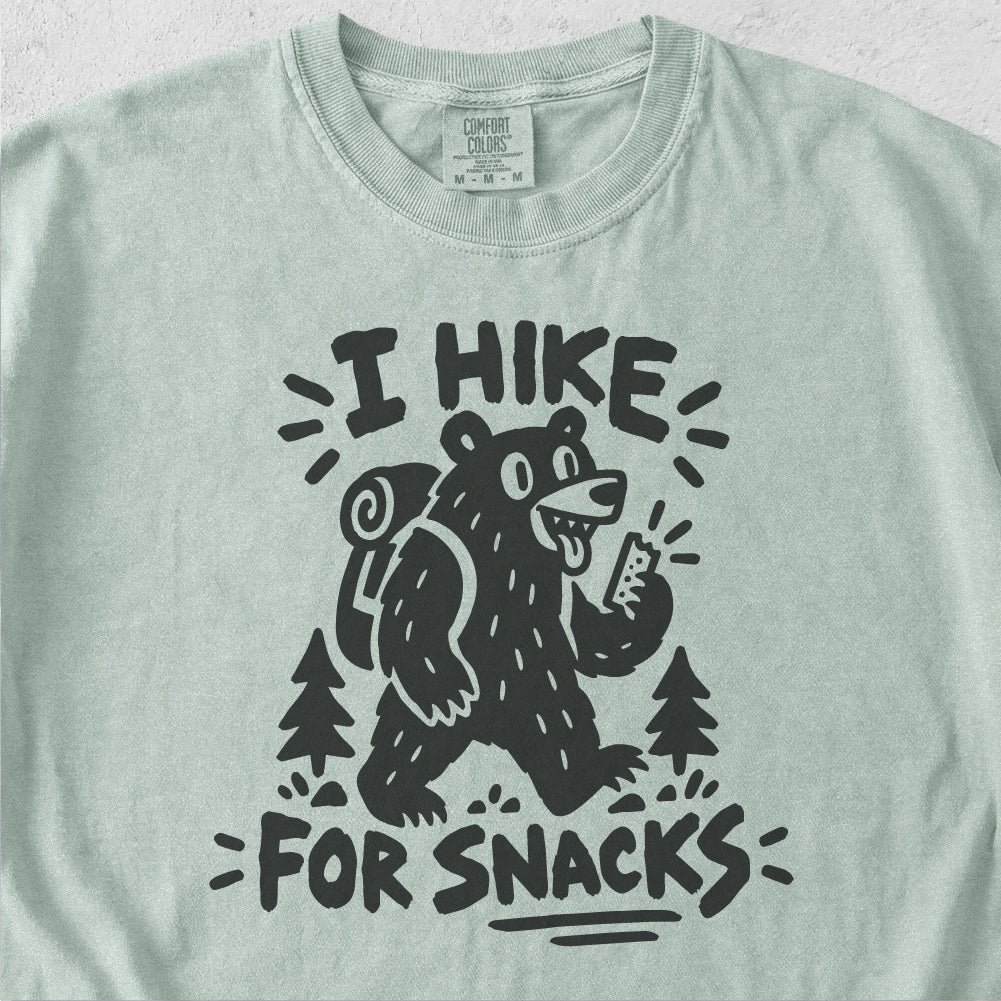 I Hike for Snacks Tshirt