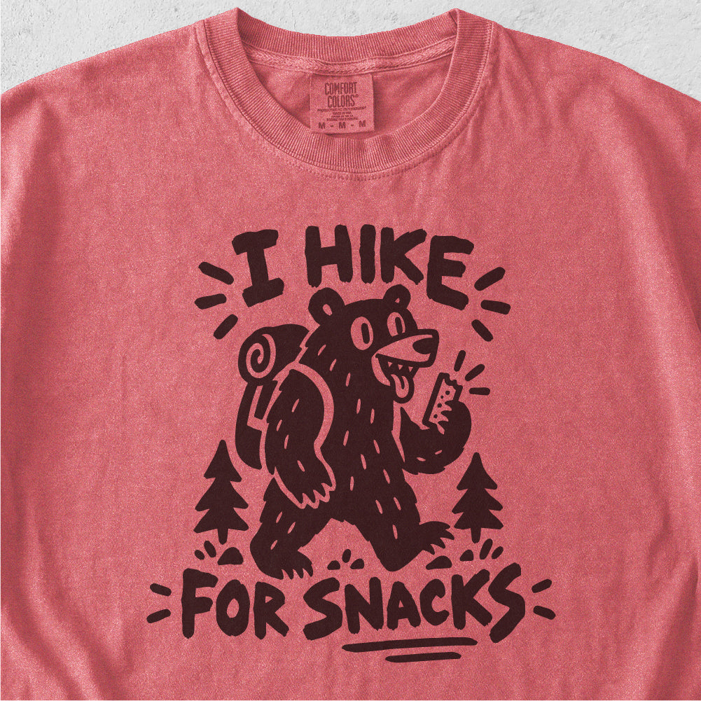 I Hike for Snacks Tshirt