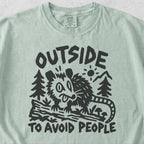 Outside to Avoid People Tshirt